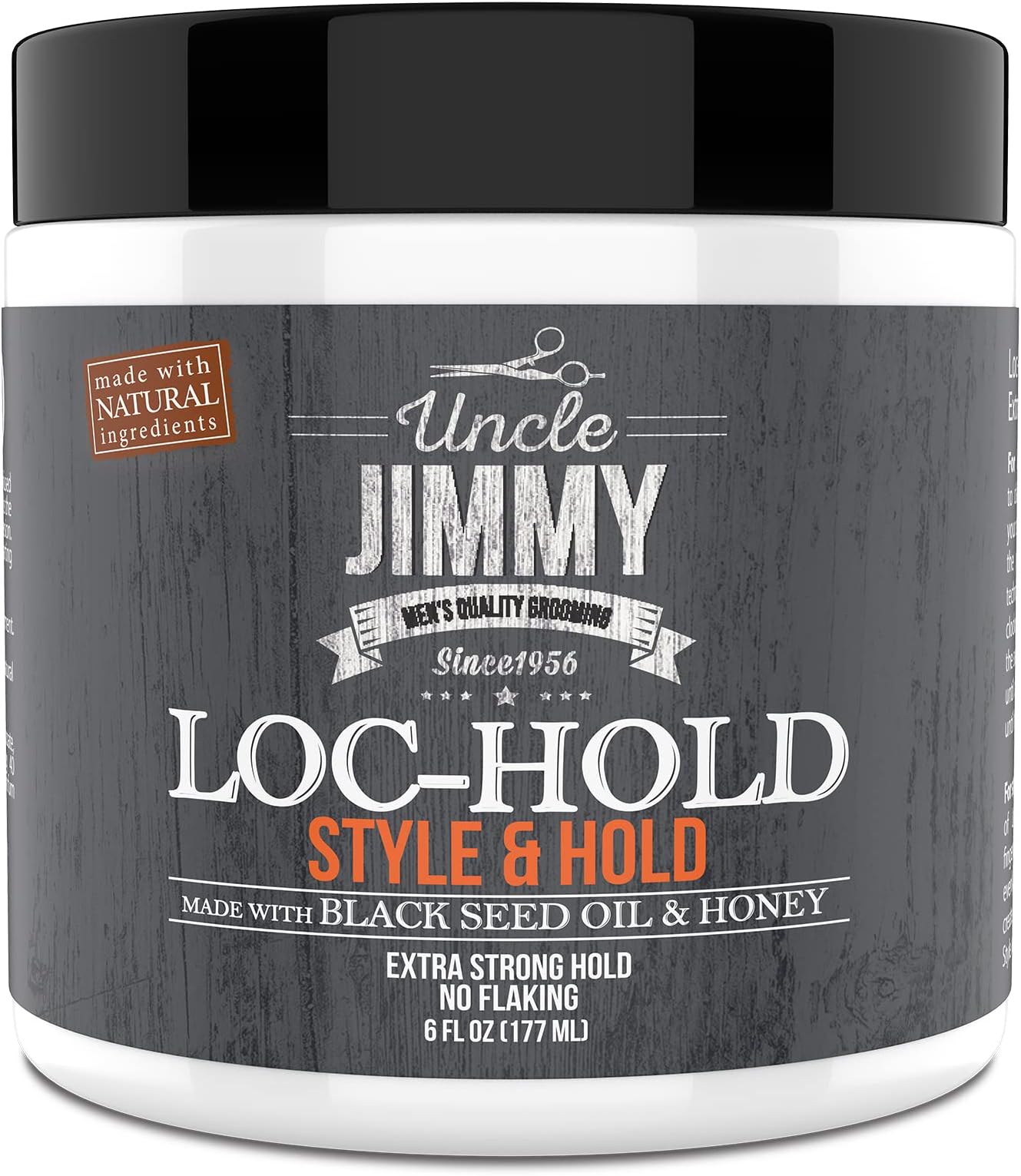 Loc Hold Premium Hair Styling Pomade/Hair Wax - Medium to Strong Hold Clear Thick Formula Palmade 6 Fl Oz