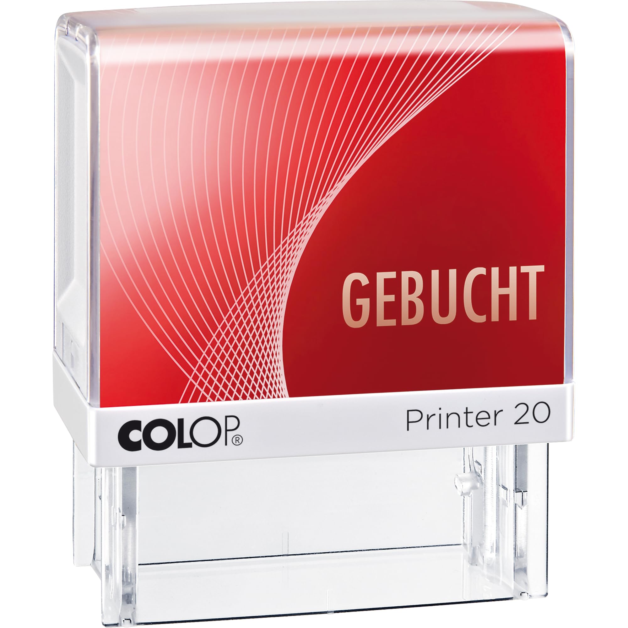 COLOP 100672 Text Stamp Self-Inking – Posted, Red