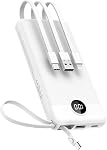 VEEKTOMX Portable Charger Built-in Cables 20000mAh Power Bank for iPhone USB C Fast Charging Battery Bank Travel Essential Battery Pack Power Bank for iPhone, Samsung, iPad, Andriod, etc