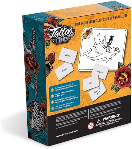 Miniatura 2 de Bicycle Historias de tatuajes - Juegos Juegos de fiesta - Juego de dibujo y cartas