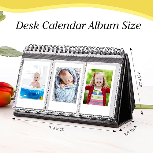 Miniatura 4 de Álbum de fotos de escritorio de 96 bolsillos para cámaras instantáneas Fujifilm Instax Mini 121199987S40EVO, compatible con Polaroid PIC -