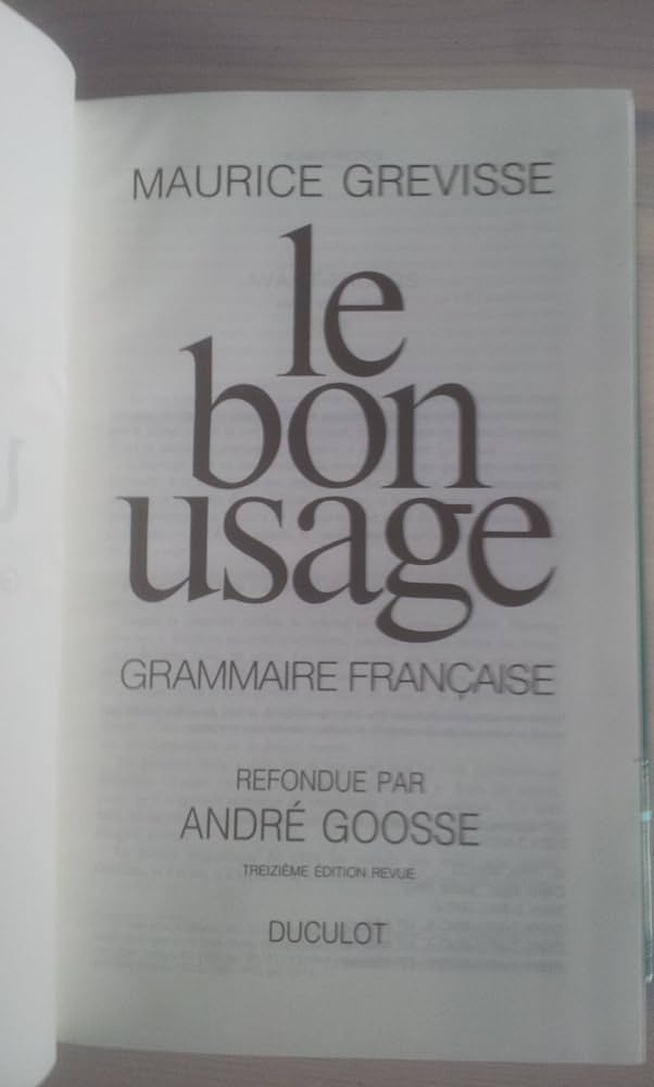 語学・辞書・学習参考書 le bon usage 語学・辞書・学習参考書