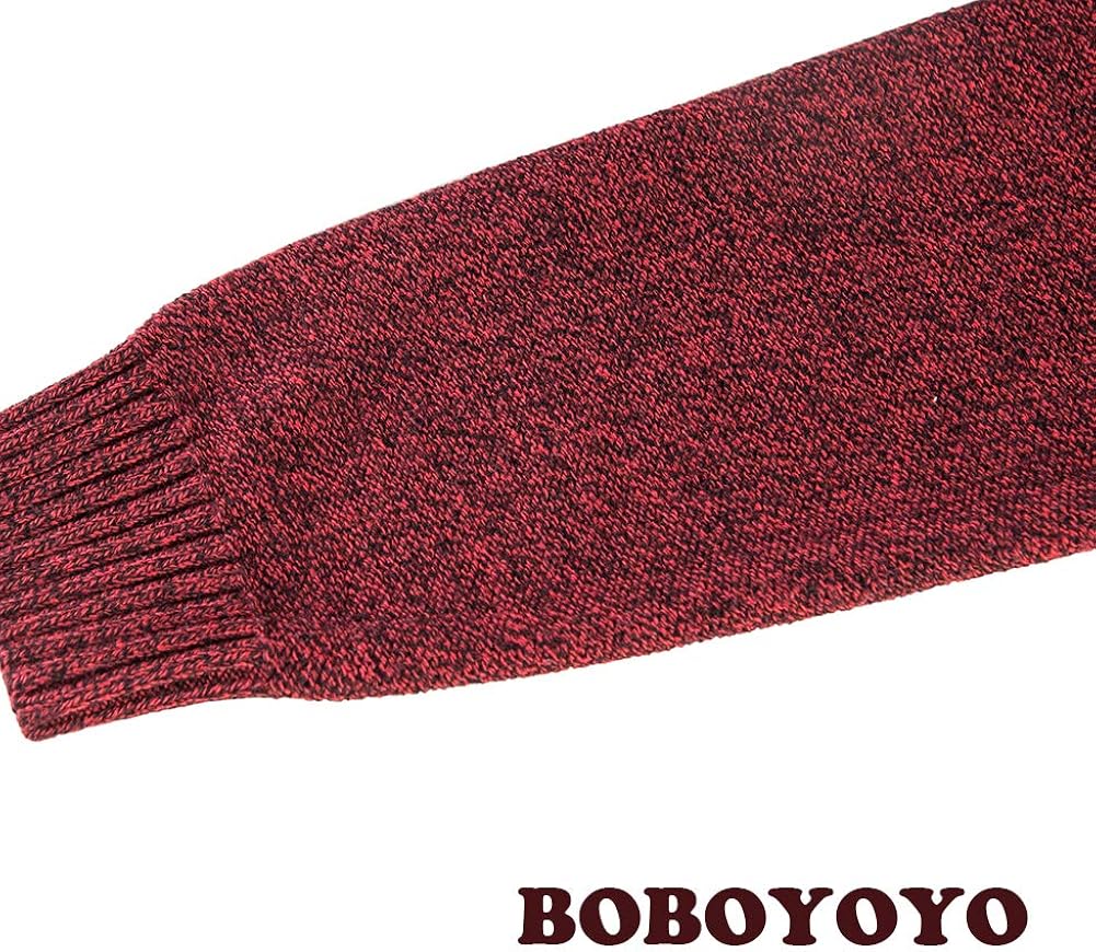 BOBOYOYO Boys Sweater Pullover Kids Long Sleeve Round Neck Cotton Cable Knit Sweater Casual Wearing for Size 3-14Y: Clothing, Shoes & Jewelry