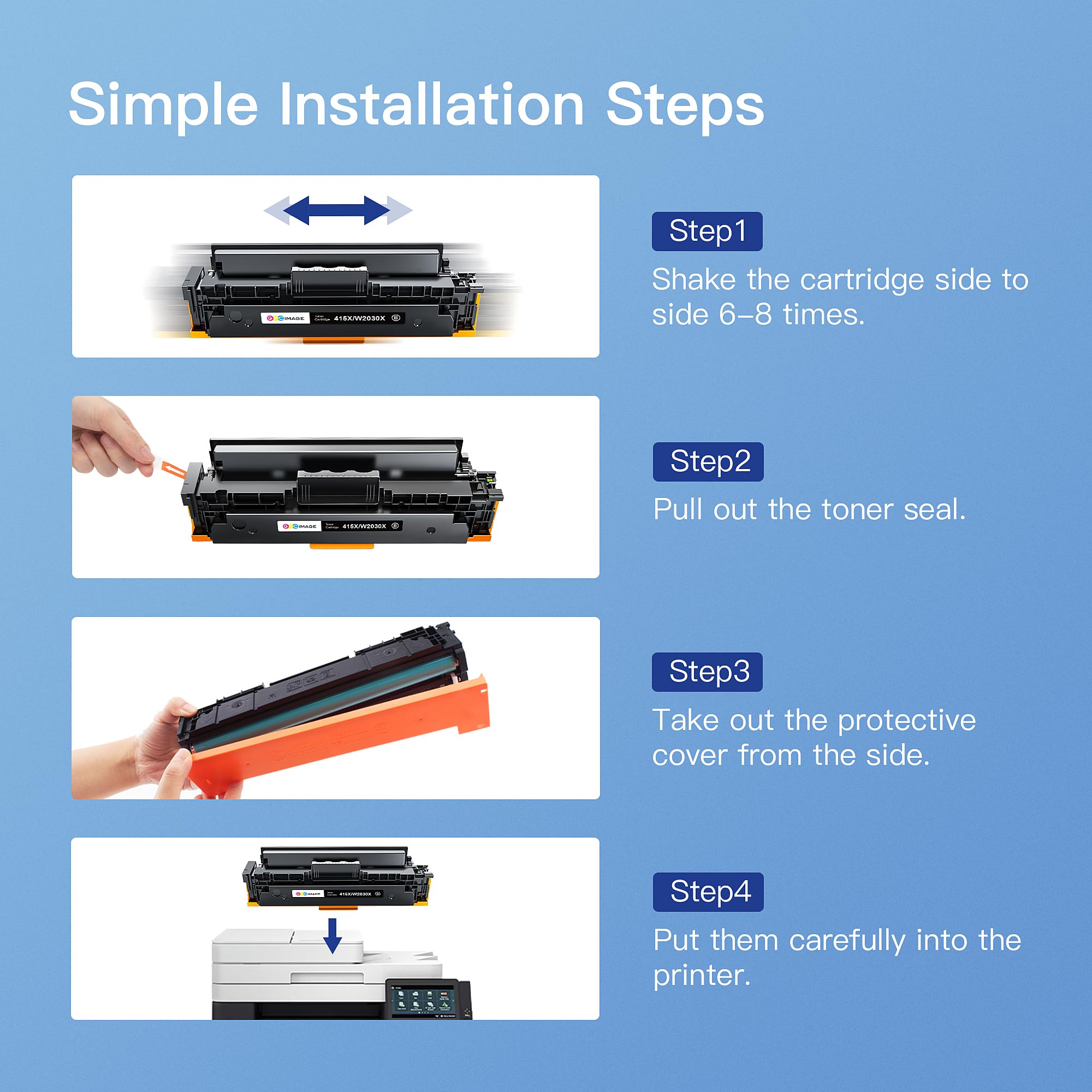 Hermex Kompatibler Toner XL Für HP Color LaserJet Pro MFP M479dw M Toner 37933759
