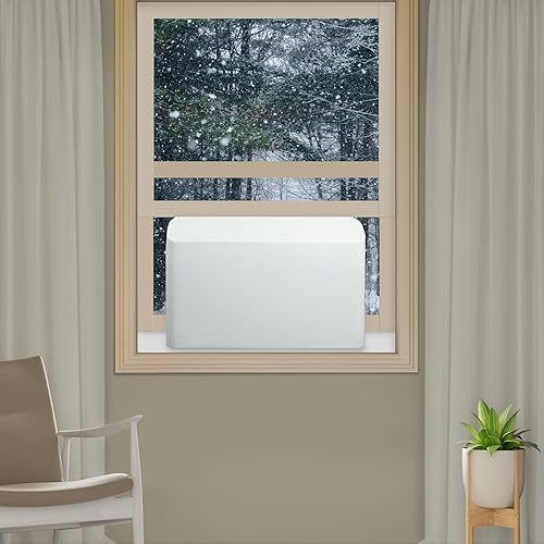 Miniatura 6 de Cubierta de aire acondicionado interior para unidades de aire acondicionado en forma de U, diseño duradero y resistente al viento para unidad de CA