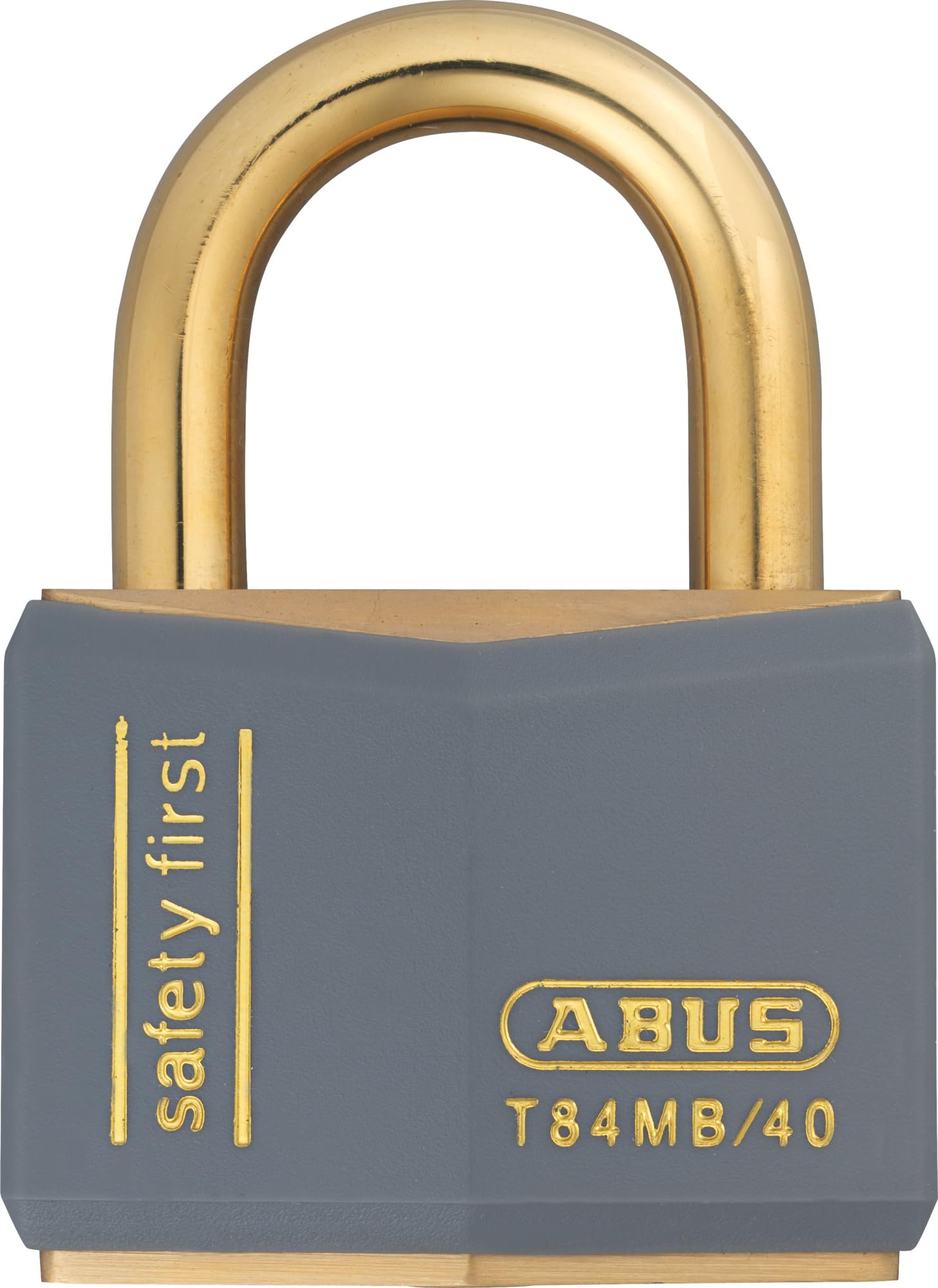 Abus T8440gry T84mb/40 40Mm Grey Safety First Rustproof Padlock