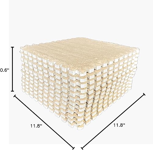 Miniatura 8 de 12 alfombrillas de juego de rompecabezas de azulejos entrelazadas de espuma EVA suave, alfombrillas protectoras para el suelo para la habitación de