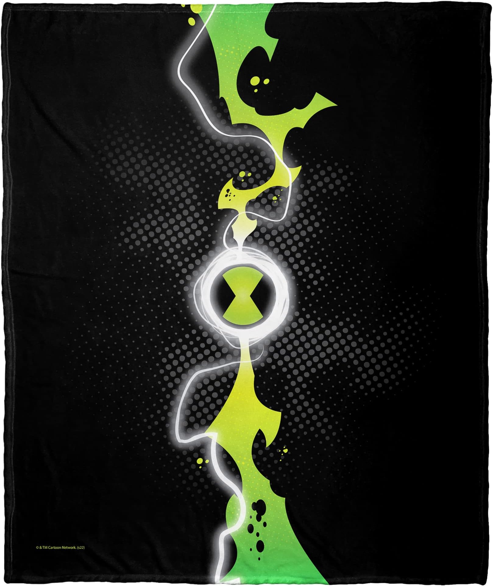 Cartoon Network - Ben 10 Silk Touch Throw Blanket, 50" x 60", Alien Power