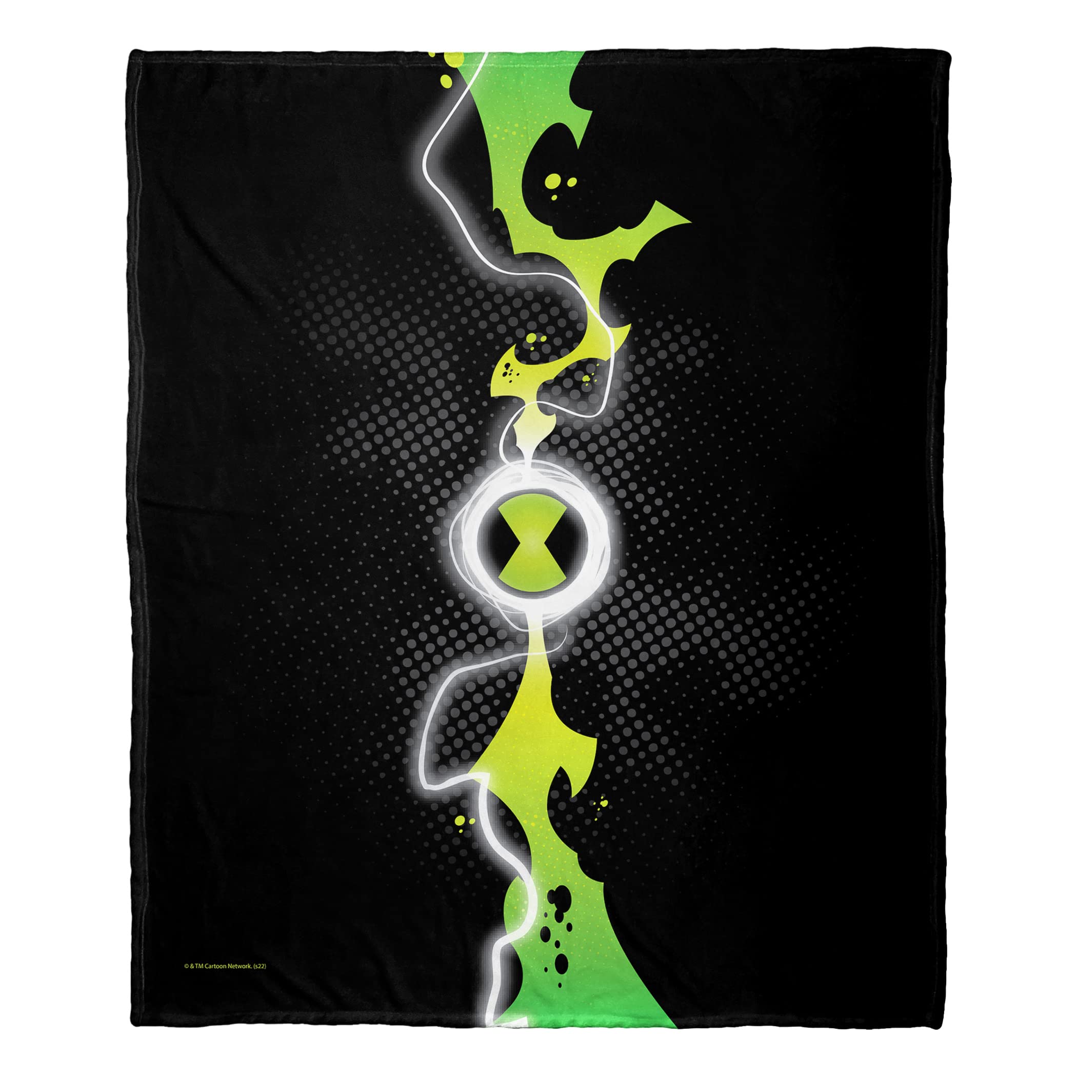 Cartoon Network - Ben 10 Silk Touch Throw Blanket, 50" x 60", Alien Power