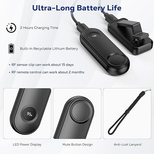 Miniatura 5 de MoKo Turner de páginas con control remoto para Kindle Paperwhite Oasis Kobo eReaders, girador de páginas para iPadKindleTabletsTeléfonos Lectura