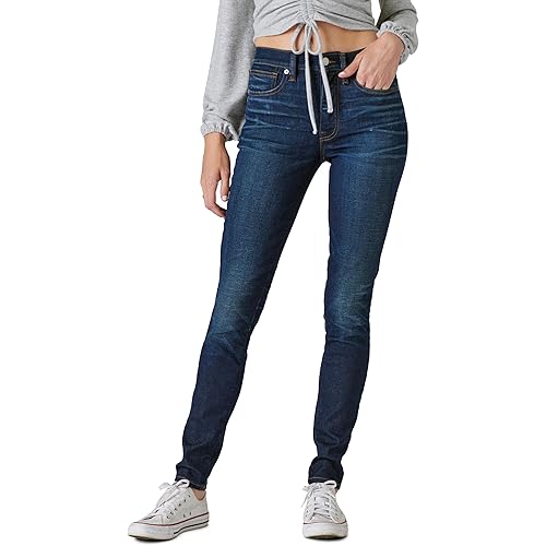 Lucky Brand Women's High Rise Bridgette Straight Jean, Bloom, 31W X 29L