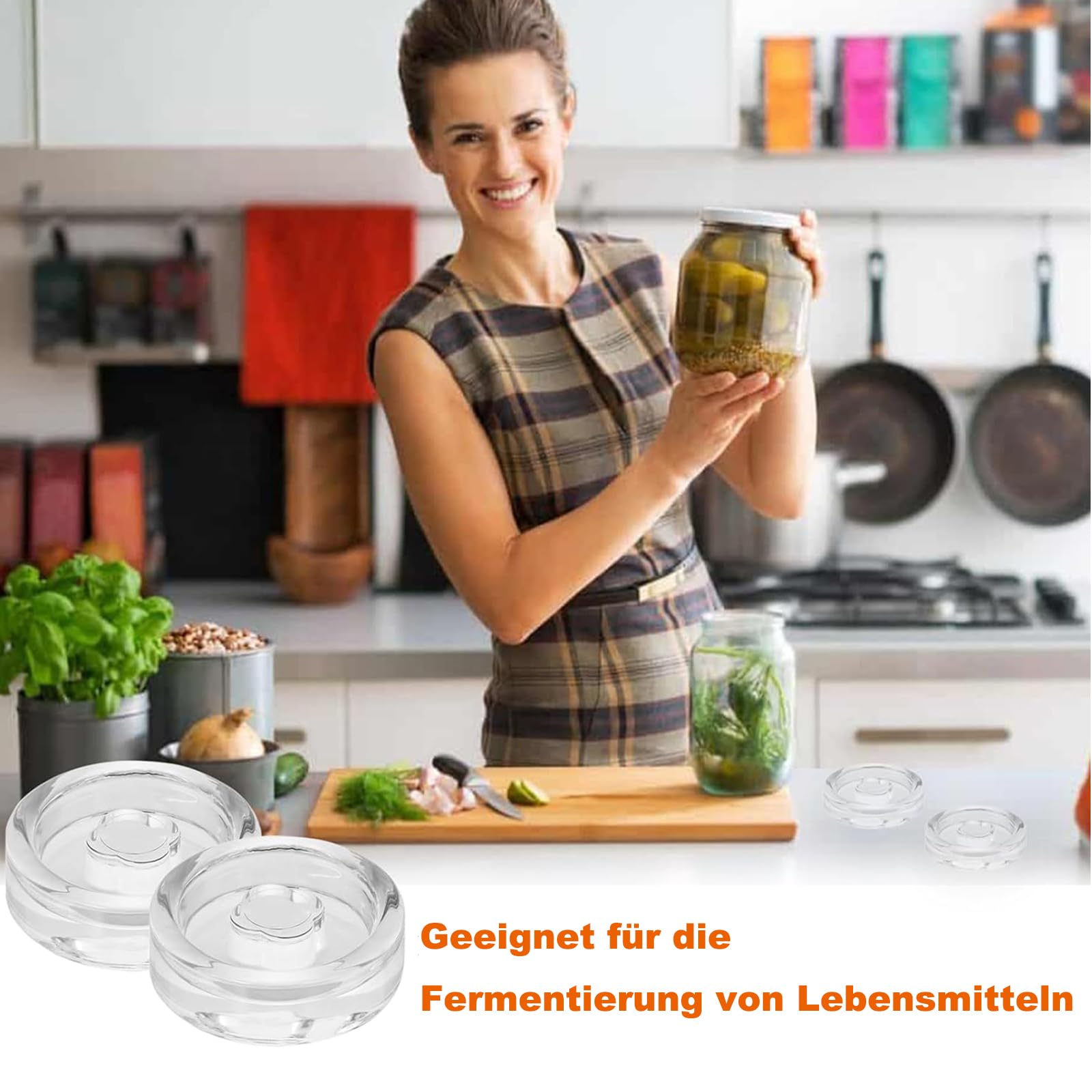 Lot De 4 Poids De Fermentation, Poids De Fermentation En Verre Avec