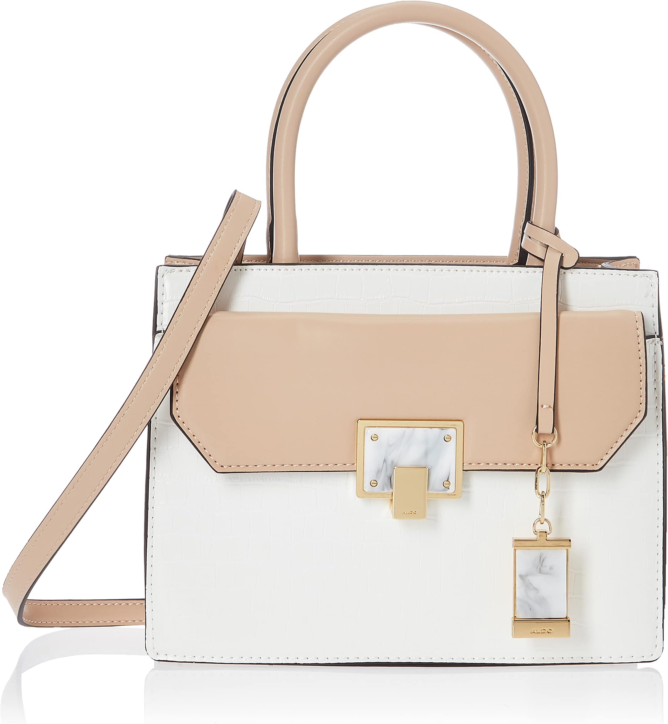 Women Kaulian Jet Black With Lt. Gold Hardware SYNTHETIC SMOOTH TOTE