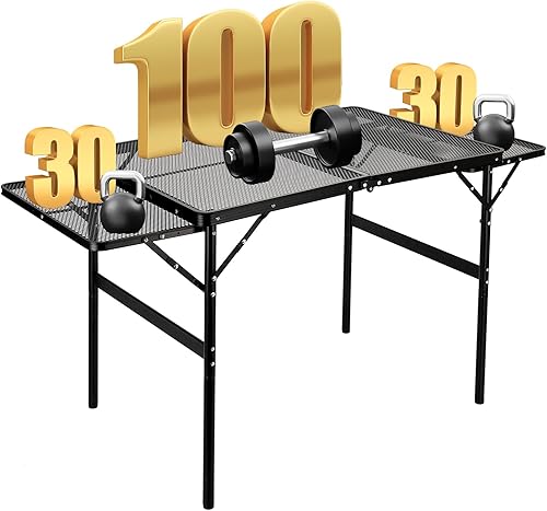 Miniatura 9 de Moosinily Mesa de camping de 4.4 pies con tabla de extensión de mesa, mesas plegables de altura ajustable, mesa de parrilla portátil para
