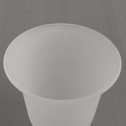 Miniatura 7 de Giluta Paquete de 6 pantallas de vidrio en forma de campana de repuesto para lámpara de pared esmerilada para ventilador de techo, sin vida con