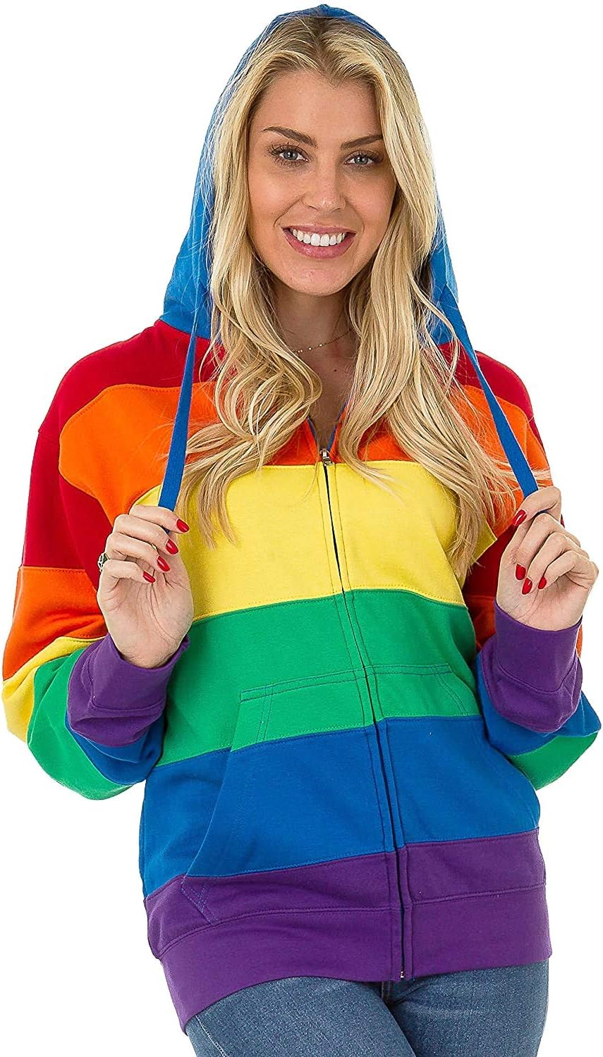 Beach Outfitters Unisex Sweatshirt Hoodie Pride Flag