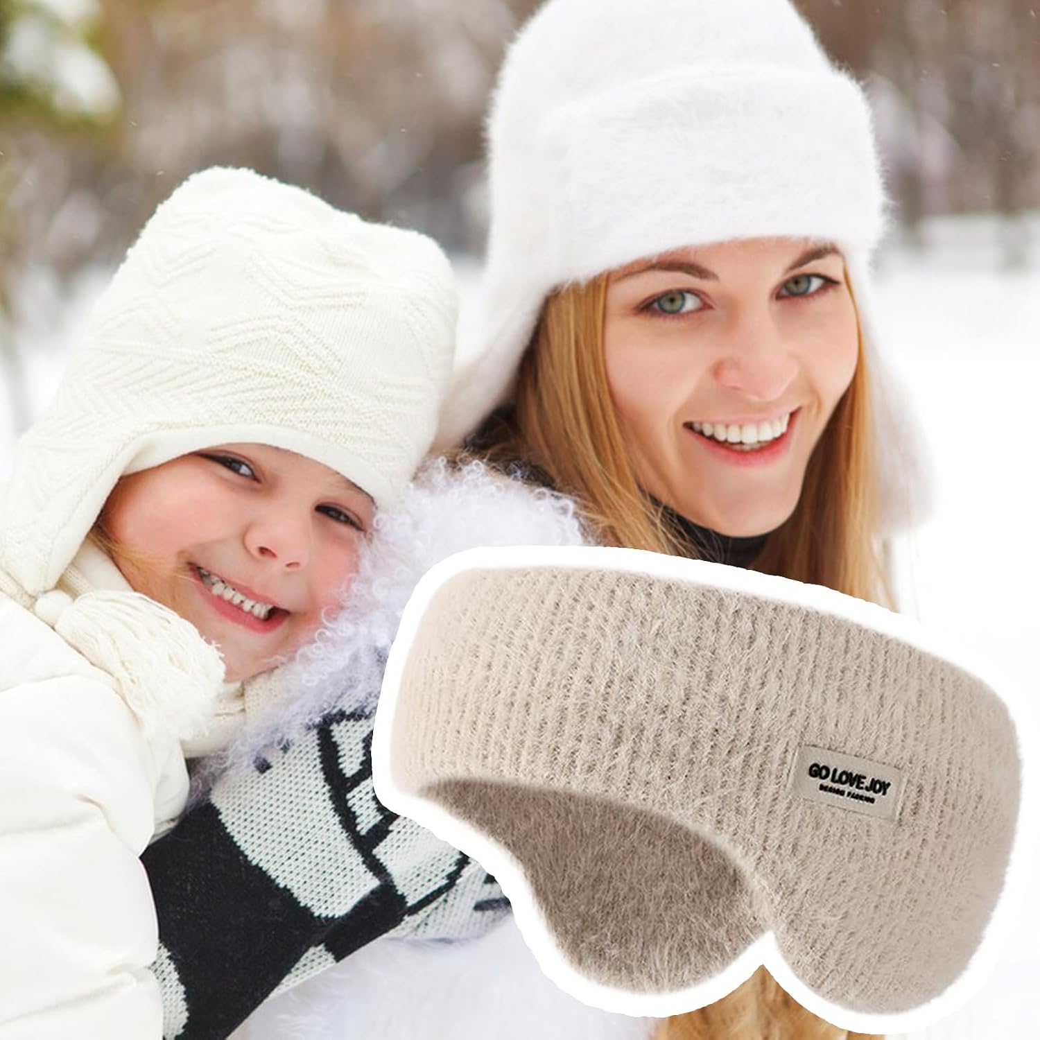Earmuffs for Sleep - Comfortable Warm Ear Muffs for Restful Nights, Soft Insulated Headband with Waterproof Design, Winter