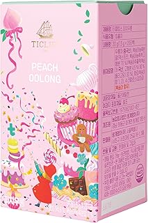 Ssanggye TICLIPS Peach Oolong Tea 1.5g x 20TB Premium Blended Tea Delicate Taste Fruit Herb Green Blend Sweet Harmony Scen...