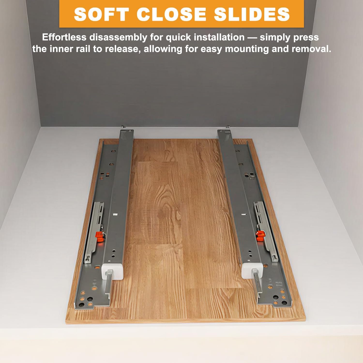 Pull Out Spice Rack Organizer for Cabinet, 8" W x 22.3" D x 25.2" H Multi-Use Solid Wood Slide Out Shelf for Kitchen Cabinet, Sliding Spice Rack for Cans & Jars, Pantry Organization