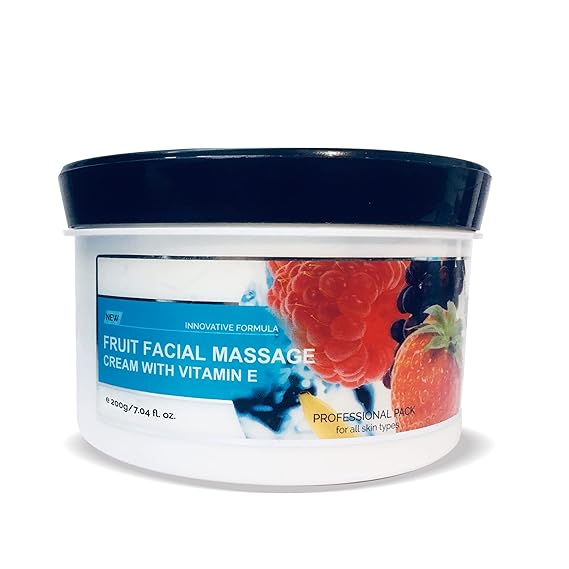 Fruit Face Massage Cream- Enriched with Vitamin E For Healthy & Glowing Skin 200 Gm (Pack Of 1)