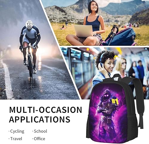 Miniatura 7 de Fiohiof Mochila para niños, mochila escolar para niños, mochila escolar de gran capacidad, mochila de viaje para niños y hombres, Color 1