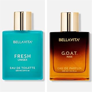 SnapVibe G.O.A.T. & Fresh Perfume Combo | 2 x 100ml Eau De Parfum | Men’s Woody & Unisex Aquatic Fragrance Set