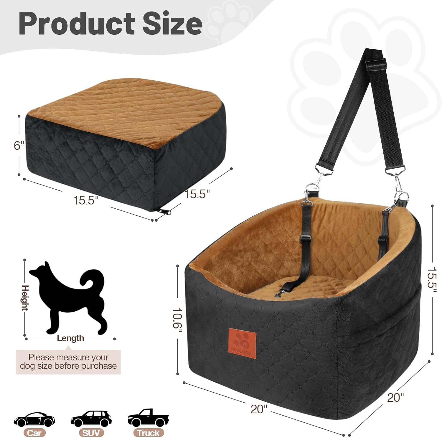 Travel in Comfort: The Ultimate Dog Car Seat Review for Small to Medium Pups