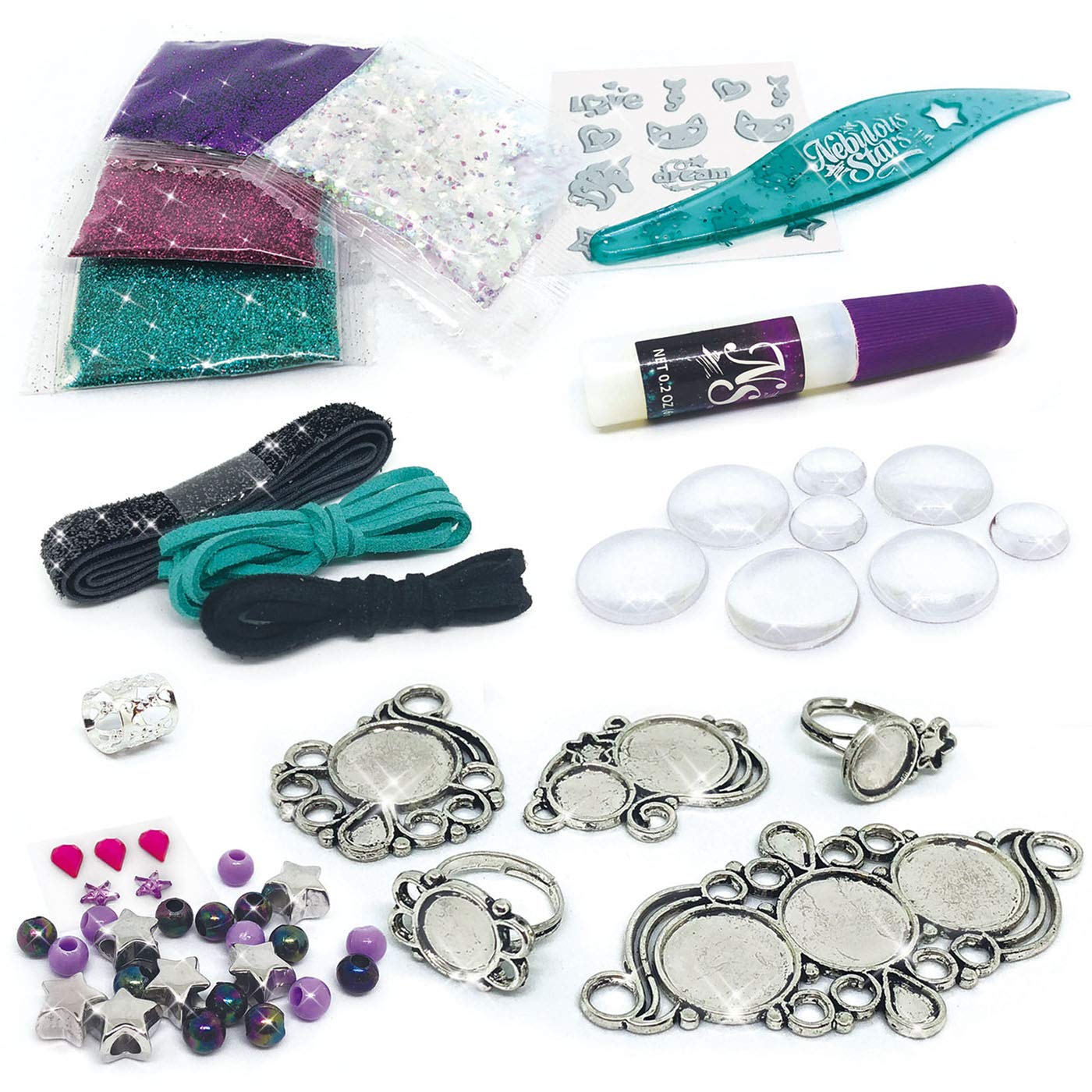 Coffret Cadeau Nebulous Stars - Papeterie Ou Manucure - Modèle Aléatoire - Dès 7 Ans - Bocal Classique