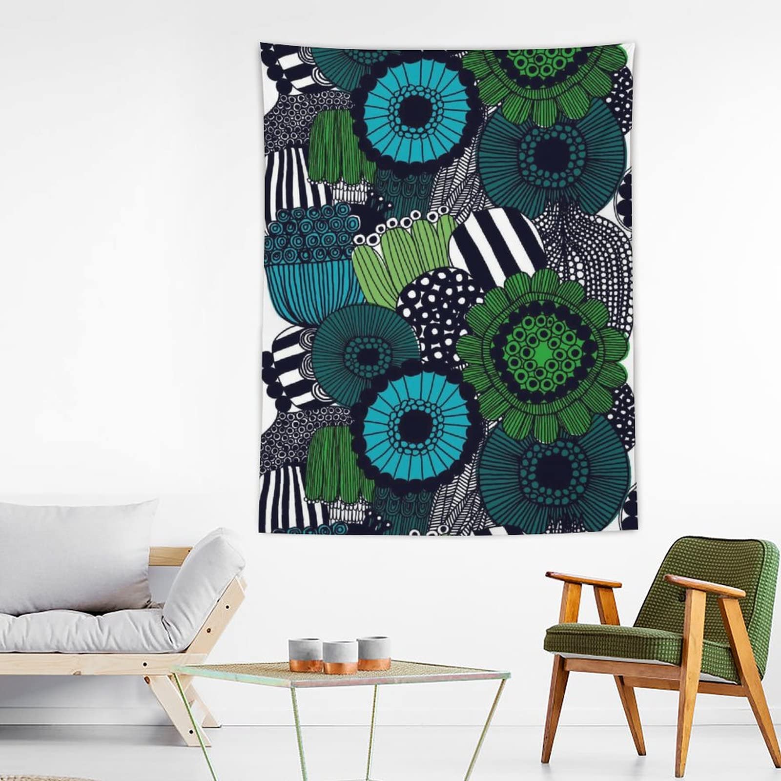 Amazon.co.jp: マリメッコ タペストリー,モダン 多機能 おしゃれ壁掛け