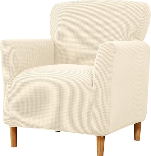 FUANGUI Funda impermeable para sillón de banquete, funda elástica para silla de club, funda suave antideslizante, protector de muebles para perros,