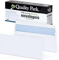 Vista 5 de Quality Park Paquete de sobres de seguridad (6 3/4 y 10) con cierre de tira roja