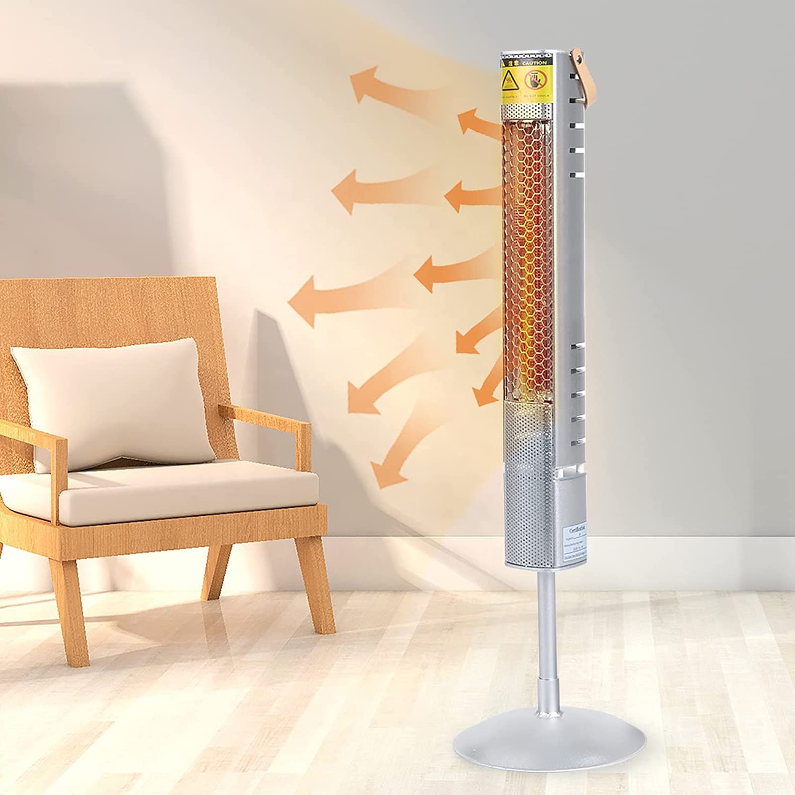 Freestanding Patio Heater, IP65 Waterproof Outdoor Electric Infrared Heater  with Tip-Over u0026 Overheat Protection, for Garage/Garden Use : Amazon.ca:  Tools u0026 Home Improvement
