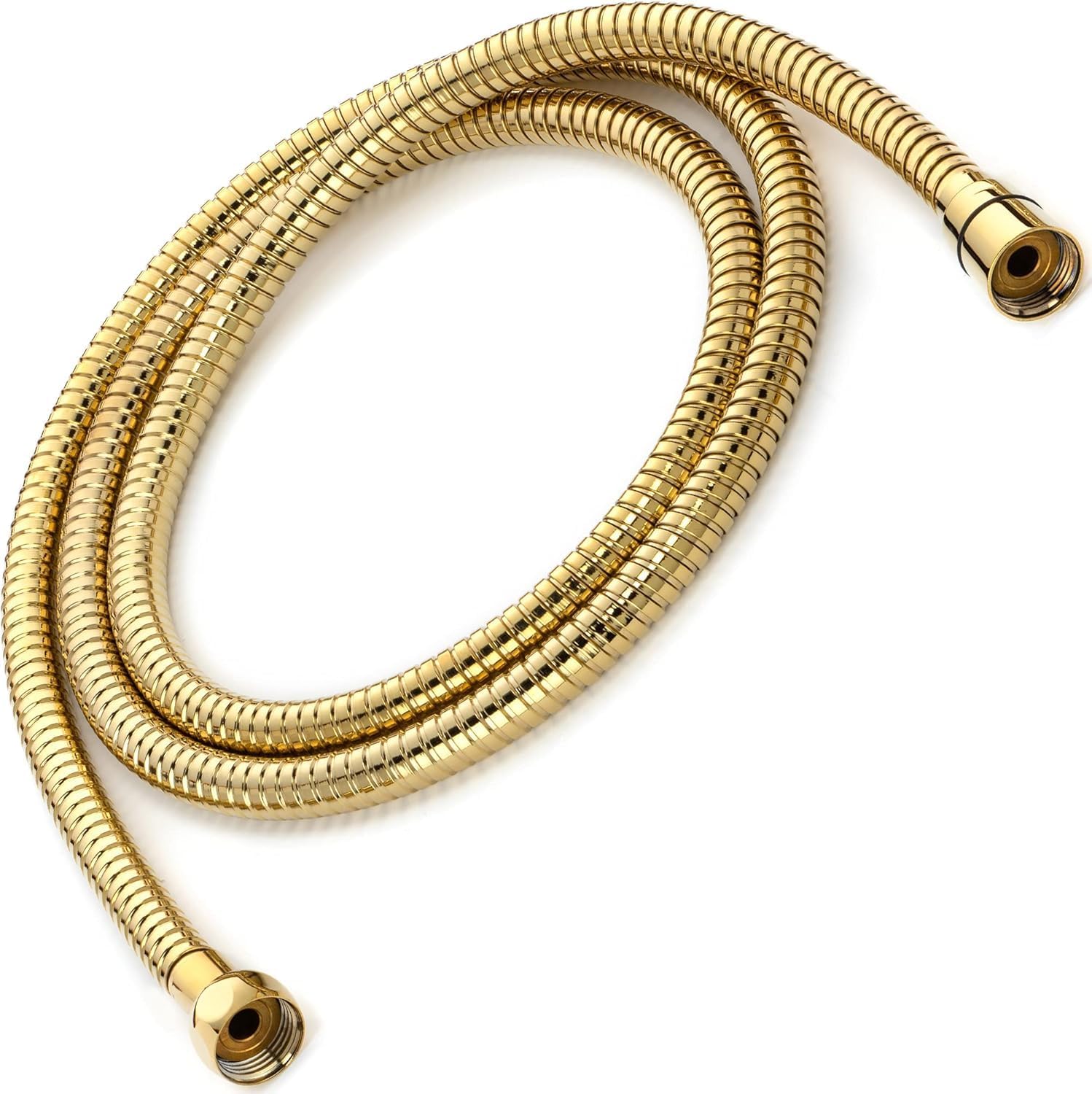 AARAM SS-304 Grade Flexible Hose Pipe, GOLD Finish Jet Spray for Toilet, jet spray for gardening high pressure grade material (1.25 Meter Regular GOLD)