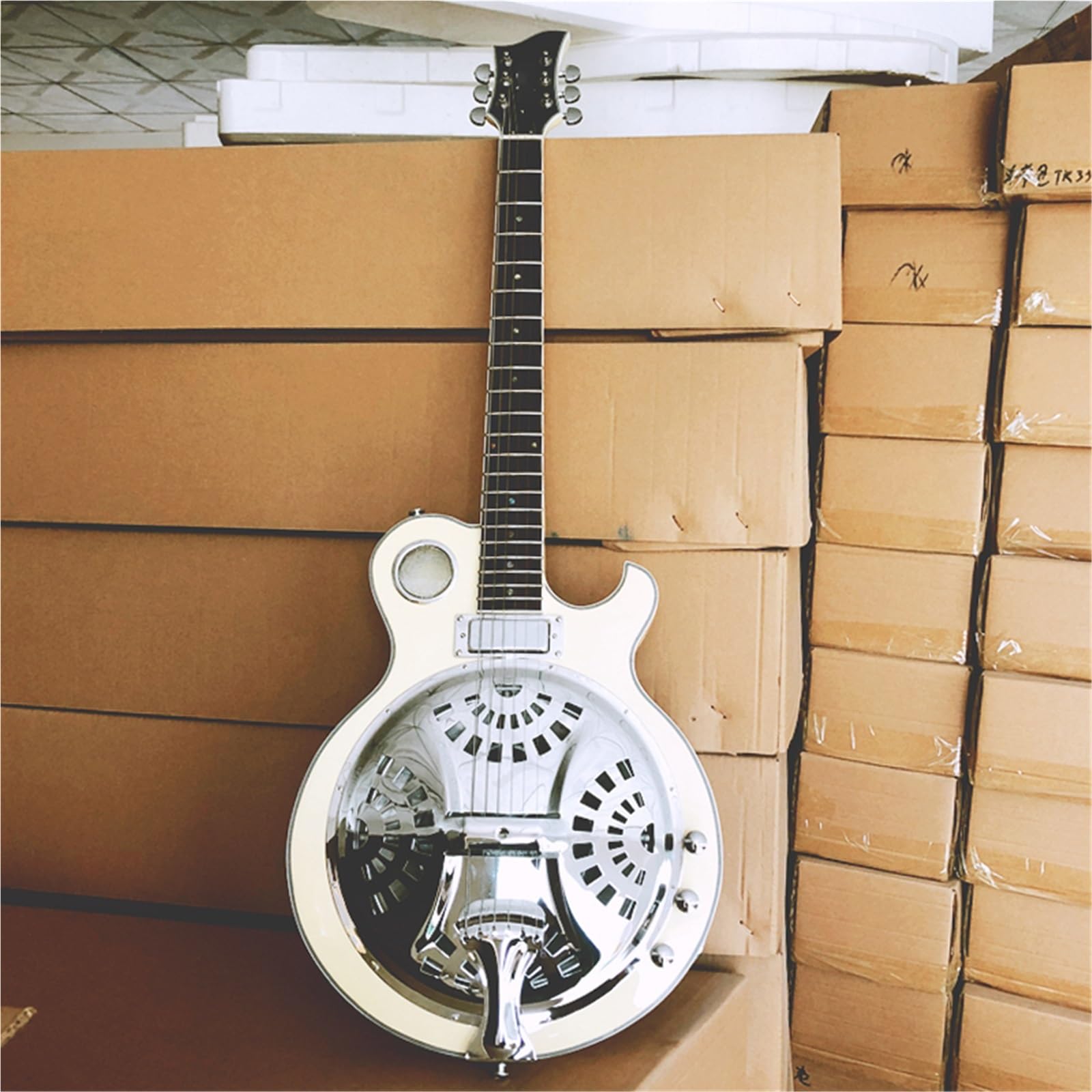 Kit de iniciación de guitarra eléctrica, 21 trastes, guitarra eléctrica de madera maciza con pastillas pasivas cerradas