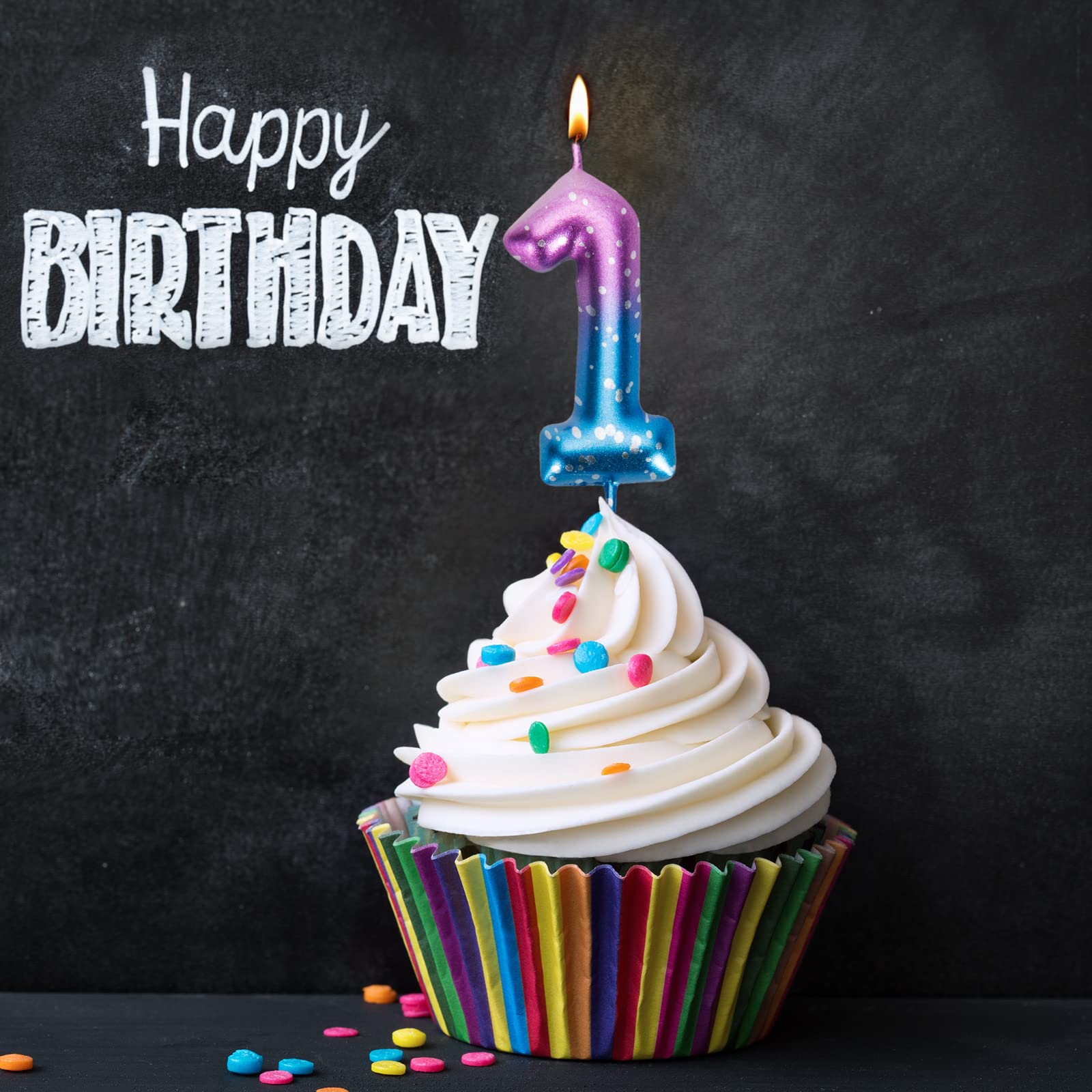 バースデーキャンドル Amazon.co.jp: バースデーキャンドル グラデーションカラー ナンバー