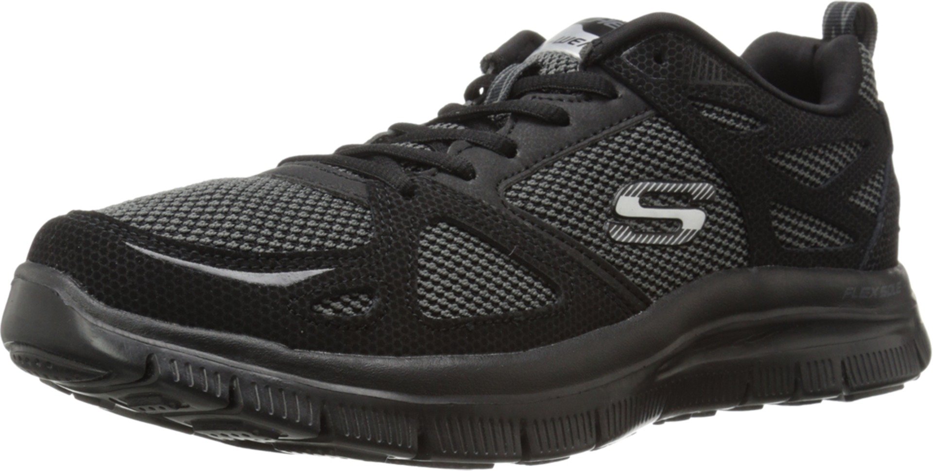 Skechers Sport Men's Flex Advantage First Team Oxford,Black,11.5 M US