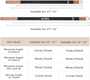Kids Boys for Boy Girl Elastic Stretch Adjustable Leather Loop Toddler Belt