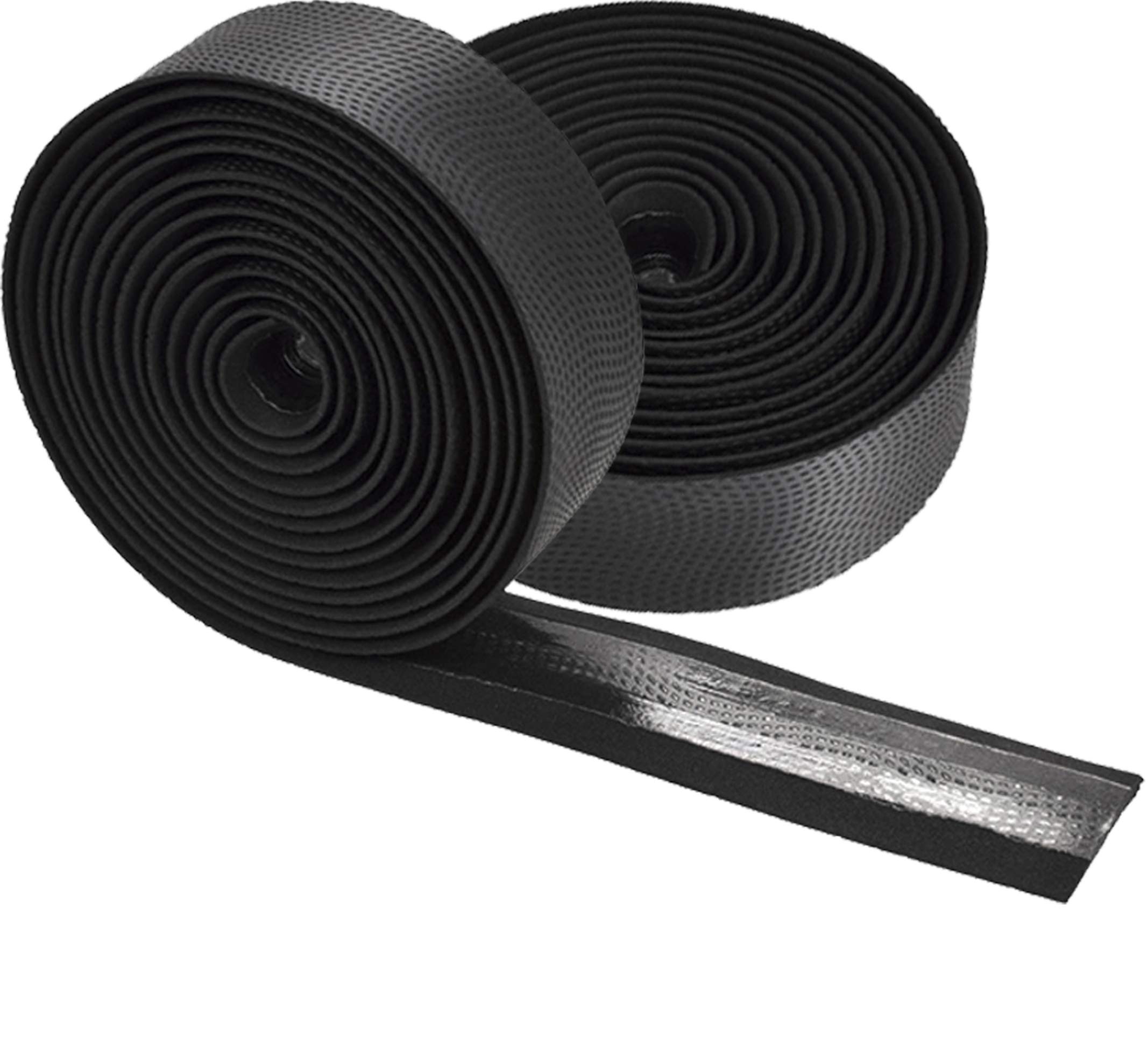 Domain Cycling EXTRA LONG Gel Bicycle Handlebar Bar Tape Wrap for Road Bikes and Cycling (Black)