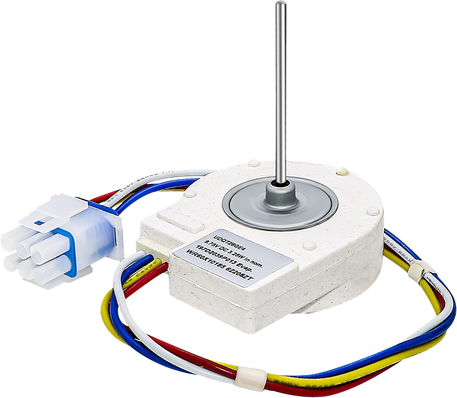 Romalon WR60X10185 Refrigerator Evaporator Fan Motor Replacement Part by Appliancemate Compatible With GE & Hotpoint Refrigerators Replaces WR23X10353 WR23X10355 WR23X10364 PS1019114 AP3875639