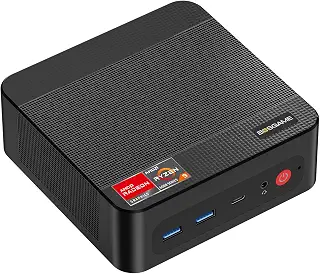 BOSGAMEミニPC Ryzen 9 6900HX P6 mini pc 8C16T 最大4.9Ghz 32G/1TB LPDDR5X 3画面 2xPCle4.0 SSD 680M Windows 11 pro 対応 静音ファン 2xLAN USB-C PD給電type-C HDMI2.1 DP1.4 WIFI6E BT5.2 小型pc ゲーミング 銀