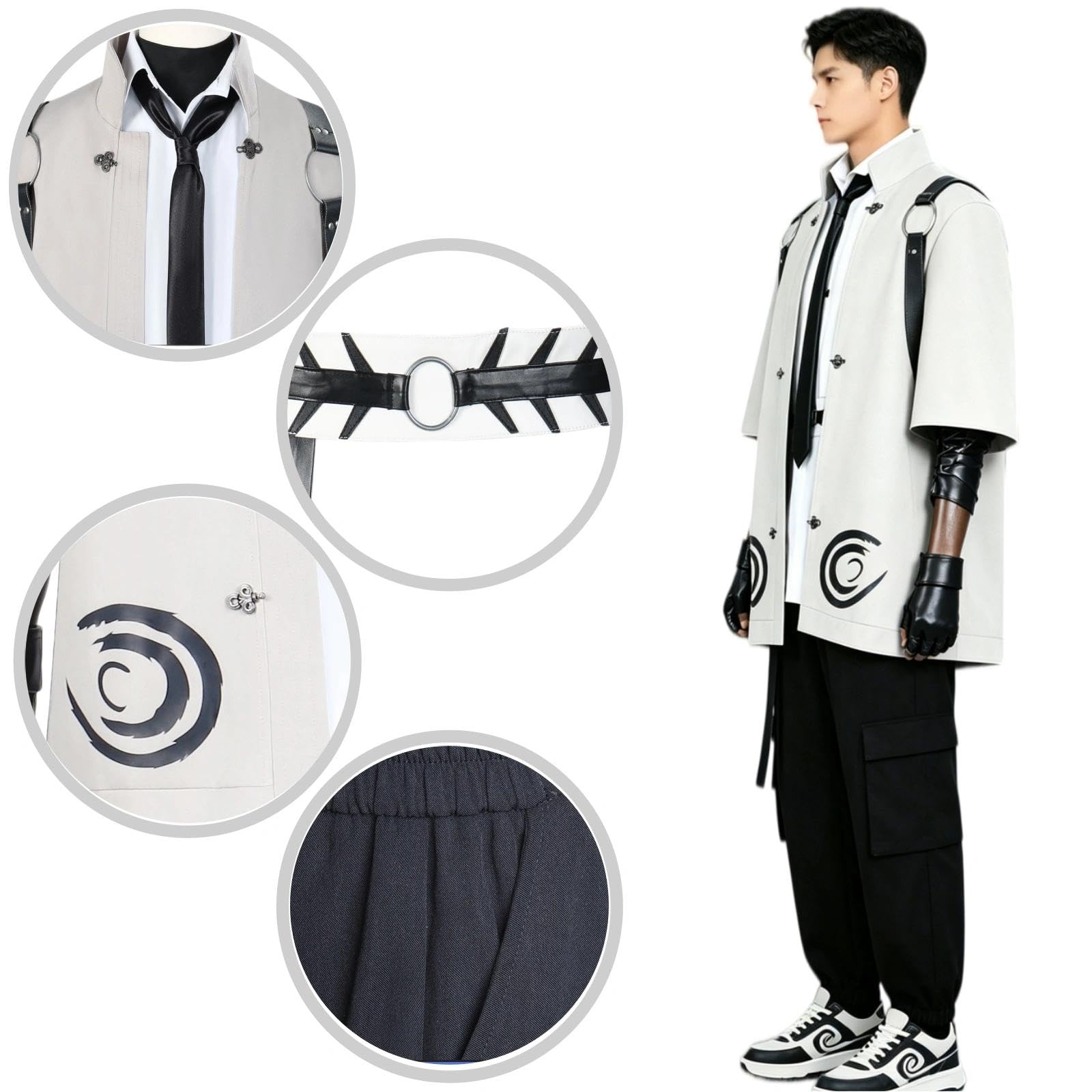 Halloween Kostüm für Erwachsene, Karneval Rollenspiel Cosplay Komplettset – XuanwoStil