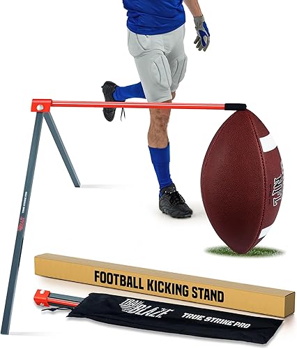 Miniatura 41 de True Strike Pro - Camiseta de fútbol compatible con todos los tamaños de pelota, rastreador de patadas de portería de bonificación, soporte