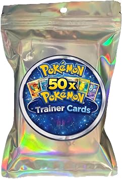 50 Pok mon Trainer Cards Bulk Bundle | Assorted Trainer Lot | Official English TCG Cards | Possible Shinys - Toys & Gamers