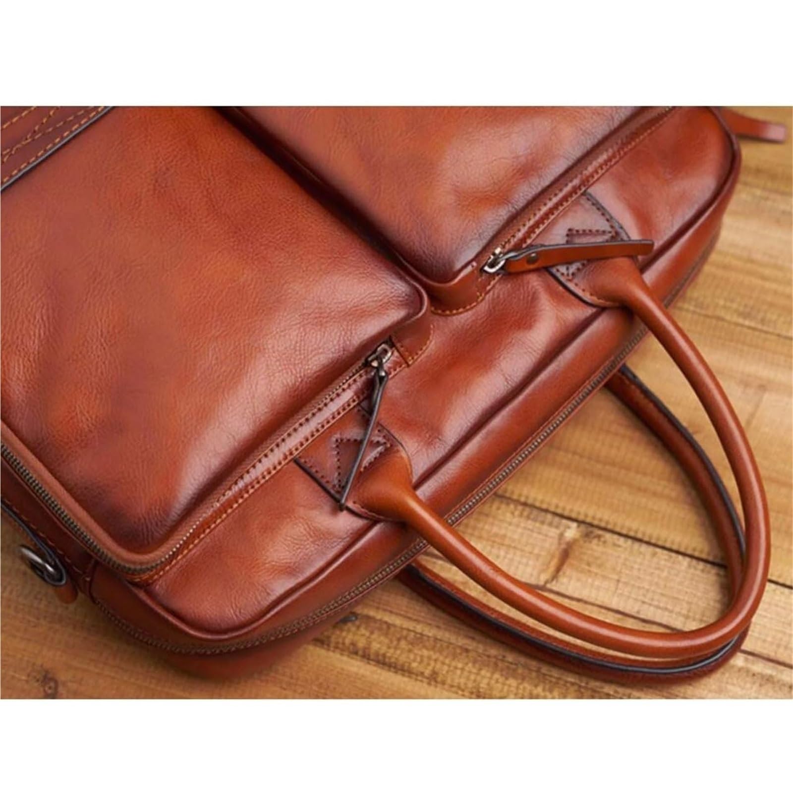 Bolso maletín de cuero for hombre Bolsos de cuero for computadora portátil