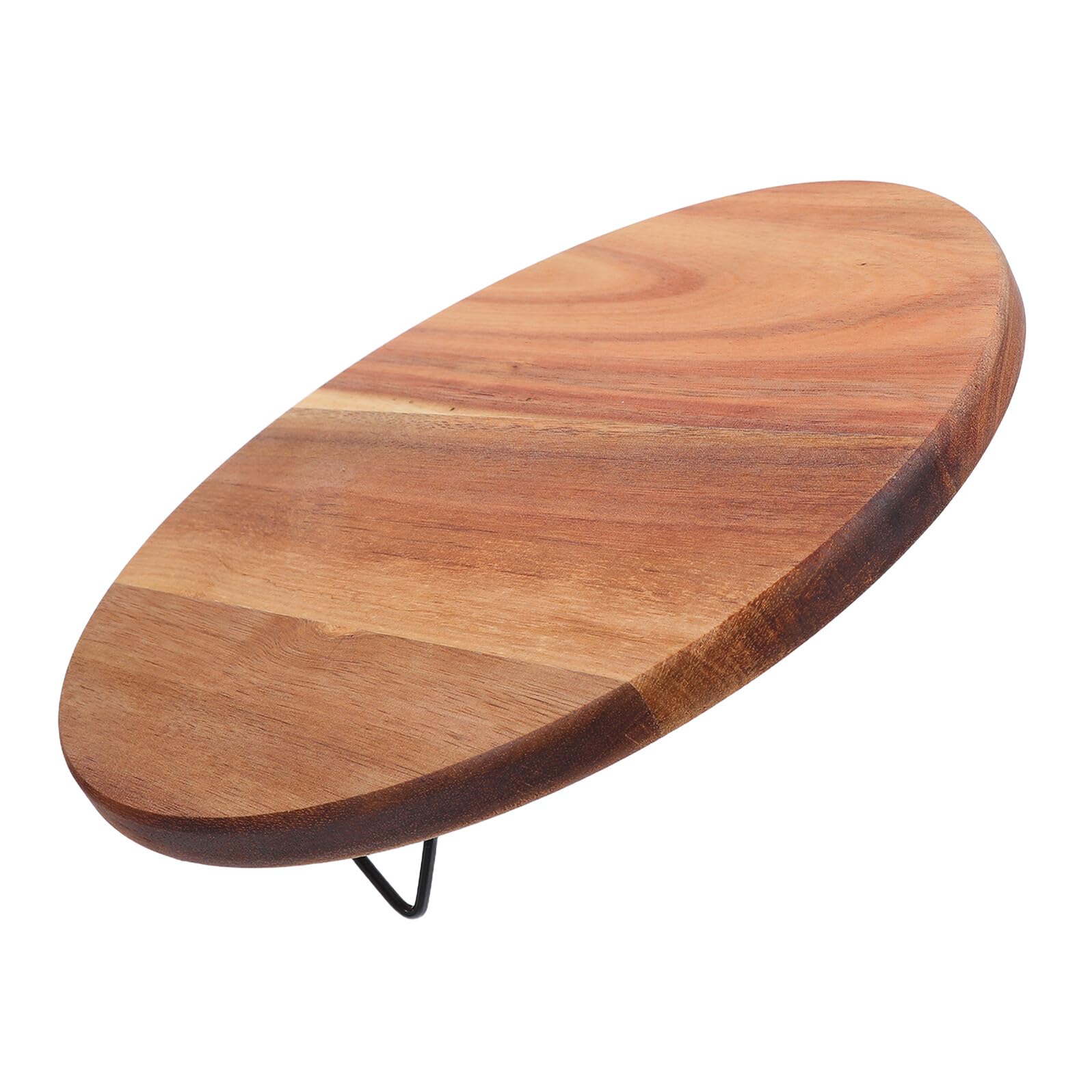 Support rond en bois pour pots de fleurs et plantes d'intérieur STOBAZA
