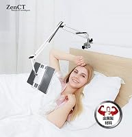 ZenCT Tablet és Telefontartó Állvány - Állítható Fém Karral, Ágyhoz Rögzíthető, iPad Pro 12.9 és iPhone 11 Kompatibilis, Fehér 7