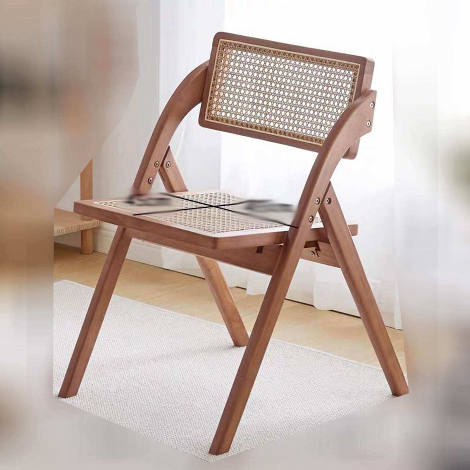 Amazon.co.jp: ラタンチェア 折畳 ダイニングチェア フォールディング