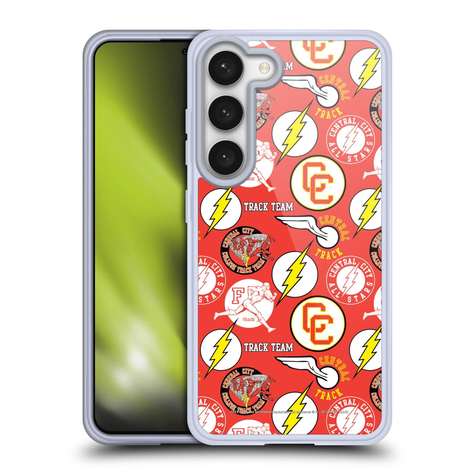 Funda de gel suave The Flash para Samsung Galaxy S23 5G con diseño impreso de Head Case 8