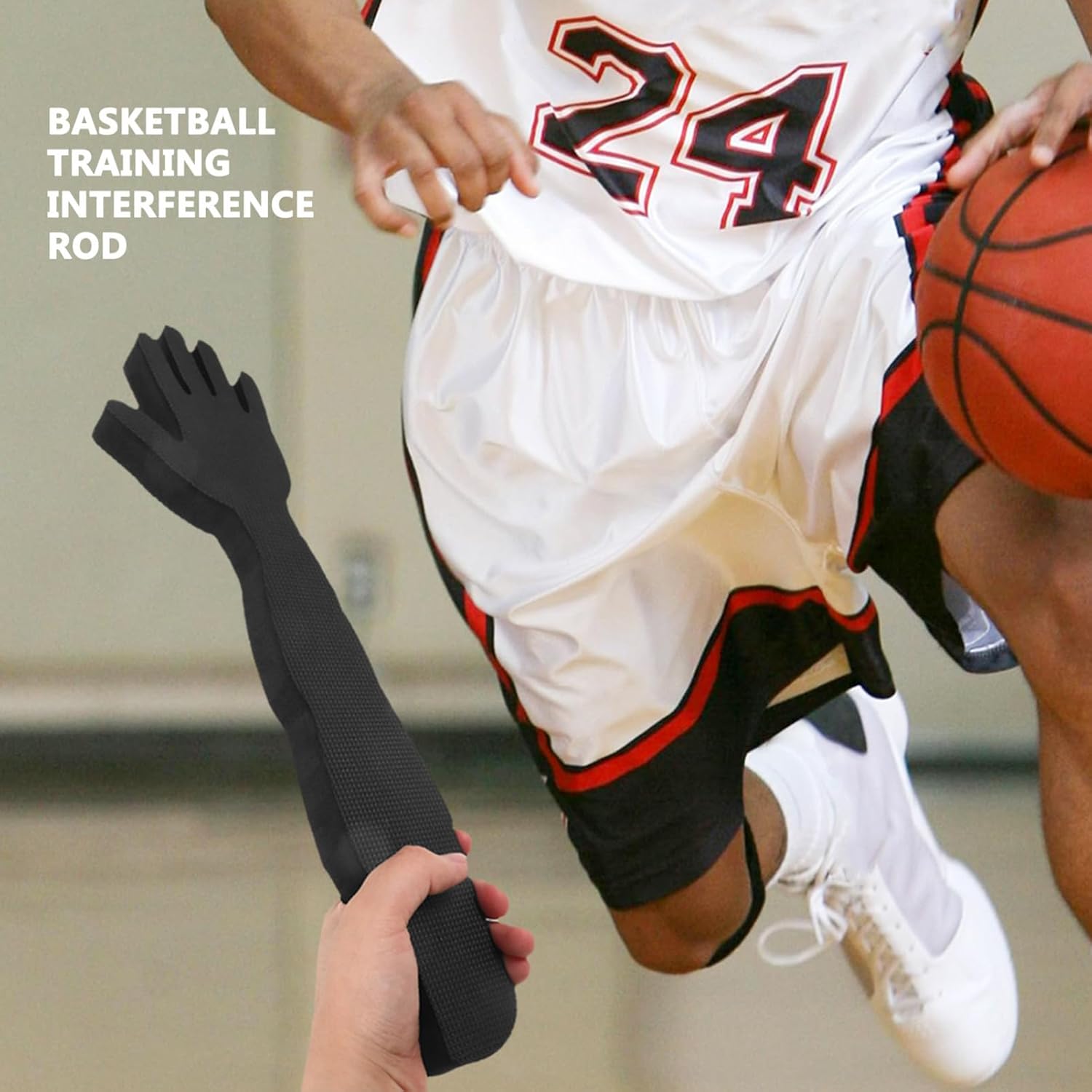 Abaodam Basketball Dribble Trainer Shot Interference Stick Basketball Trainer Training Equipment Blocking Bar