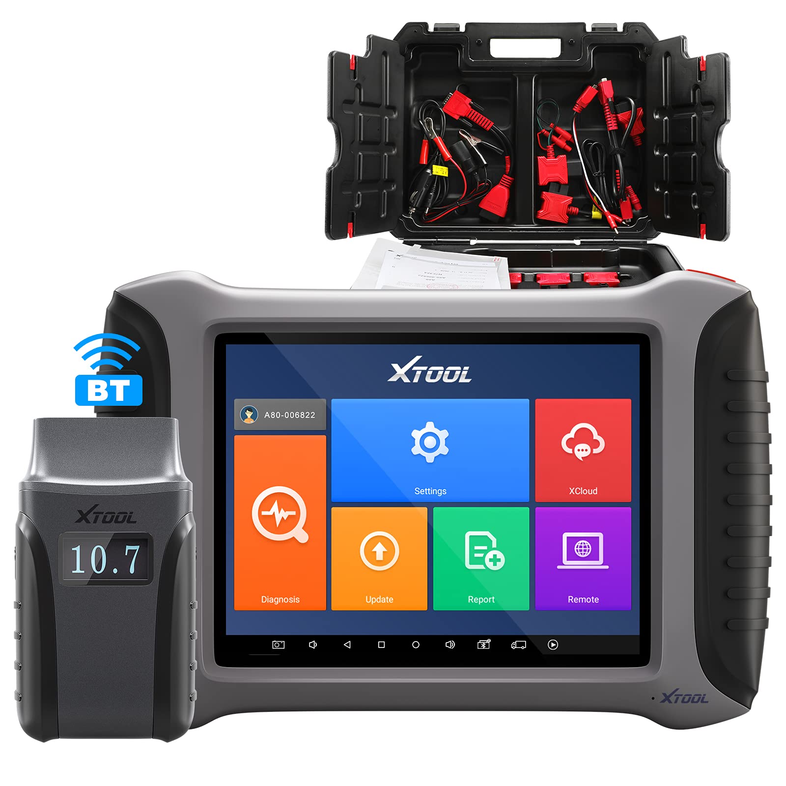 XTOOL A80 Diagnostic Scan Tool with ECU Coding, 31+ Services & OE Full Diagnostics, Bi
